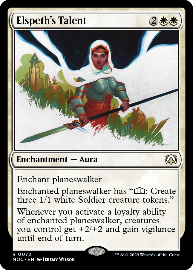 Elspeth's Talent [March of the Machine Commander] | Card Merchant Takapuna