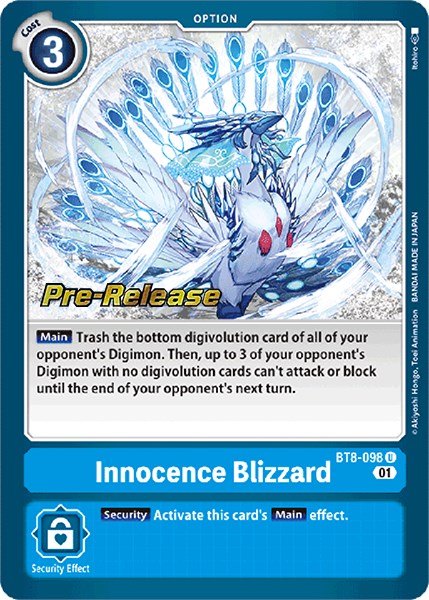 Innocence Blizzard [BT8-098] [New Awakening Pre-Release Cards] | Card Merchant Takapuna