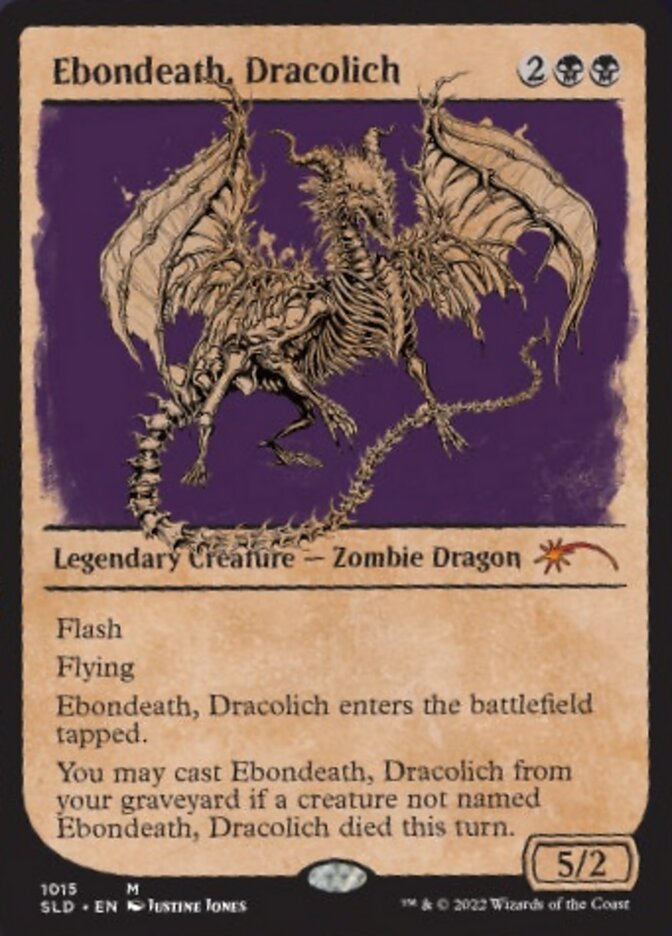 Ebondeath, Dracolich (Showcase) [Secret Lair Drop Series] | Card Merchant Takapuna