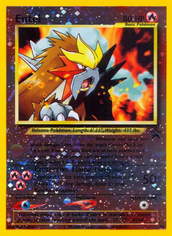 Entei (34) [Wizards of the Coast: Black Star Promos] | Card Merchant Takapuna