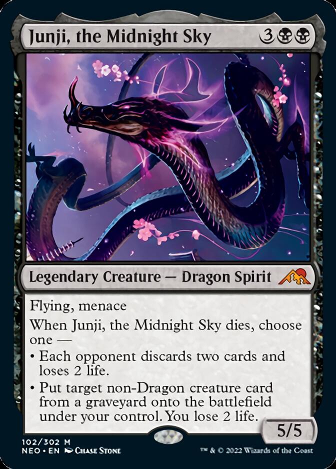 Junji, the Midnight Sky [Kamigawa: Neon Dynasty] | Card Merchant Takapuna