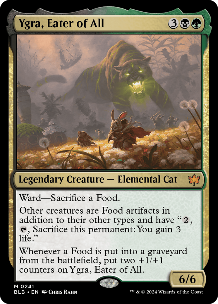 Ygra, Eater of All [Bloomburrow] | Card Merchant Takapuna