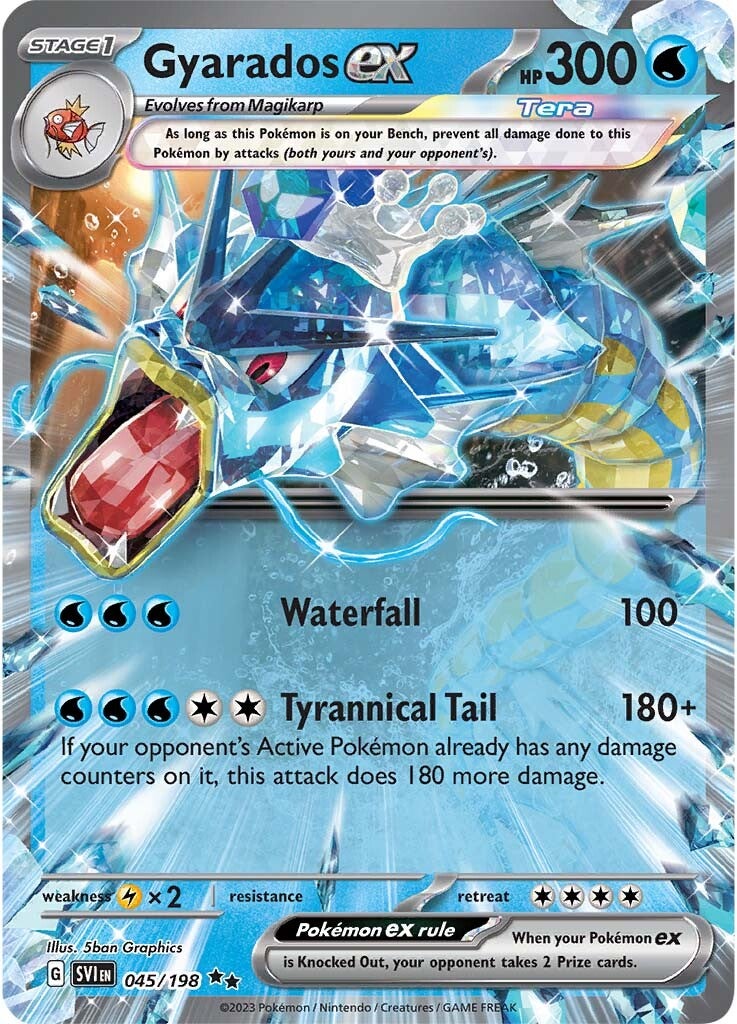 Gyarados ex (045/198) [Scarlet & Violet: Base Set] | Card Merchant Takapuna