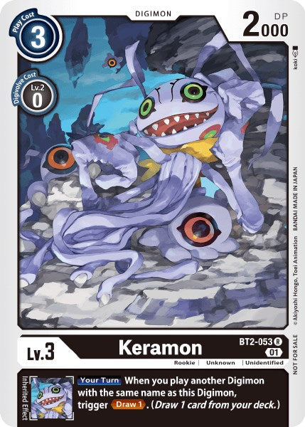 Keramon [BT2-053] (Tamer Party Vol. 3) [Release Special Booster Promos] | Card Merchant Takapuna