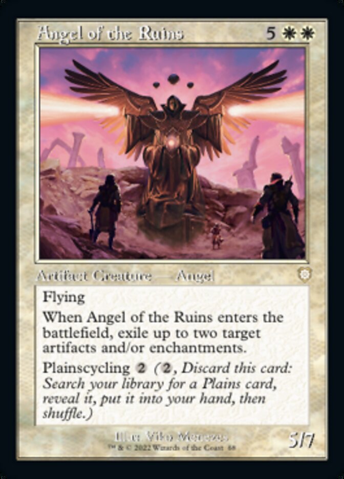 Angel of the Ruins (Retro) [The Brothers' War Commander] | Card Merchant Takapuna