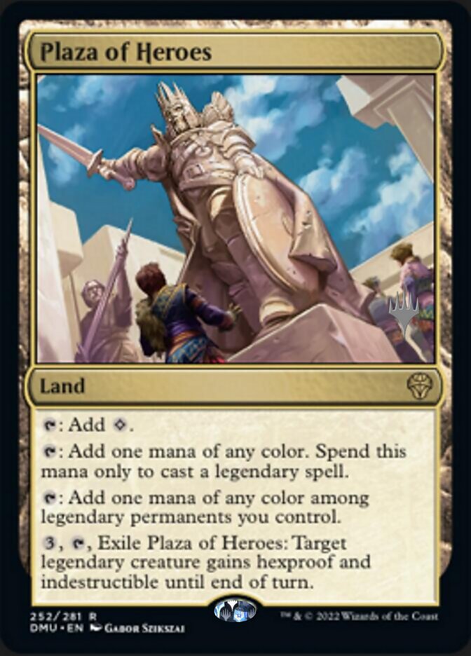 Plaza of Heroes (Promo Pack) [Dominaria United Promos] | Card Merchant Takapuna