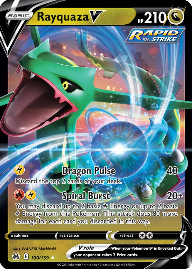 Rayquaza V 100/159 (Jumbo Card) [Sword & Shield: Evolving Skies] | Card Merchant Takapuna