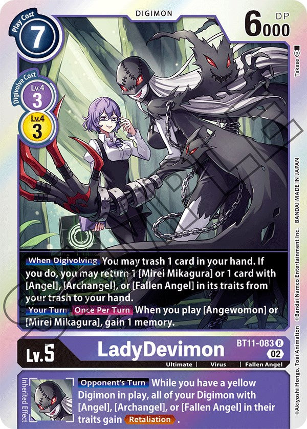 LadyDevimon [BT11-083] [Dimensional Phase] | Card Merchant Takapuna