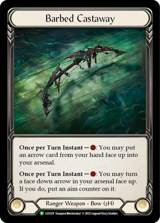 Barbed Castaway [LGS129] (Promo)  Cold Foil | Card Merchant Takapuna