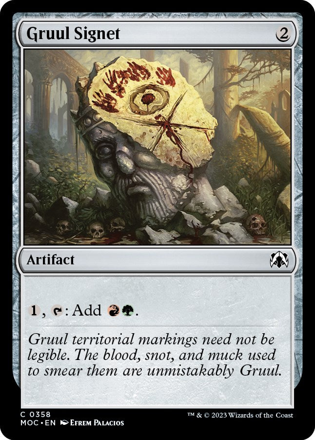 Gruul Signet [March of the Machine Commander] | Card Merchant Takapuna