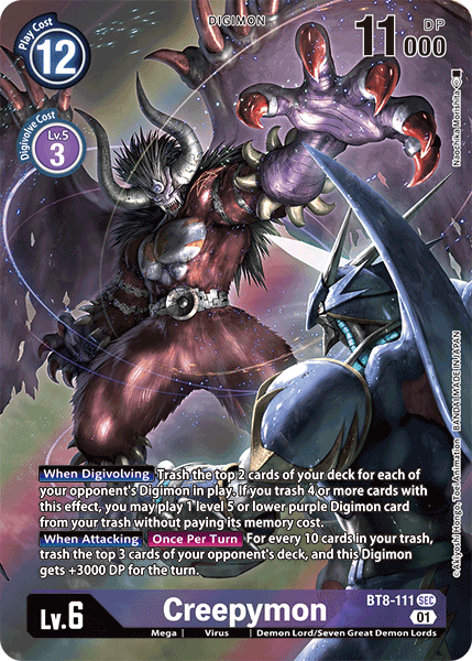 Creepymon [BT8-111] (Alternate Art) [New Awakening] | Card Merchant Takapuna