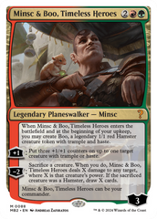 Minsc & Boo, Timeless Heroes (White Border) [Mystery Booster 2] | Card Merchant Takapuna