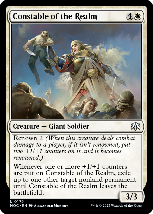 Constable of the Realm [March of the Machine Commander] | Card Merchant Takapuna