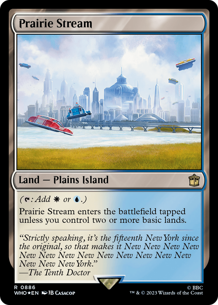 Prairie Stream (Surge Foil) [Doctor Who] | Card Merchant Takapuna