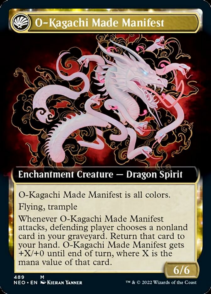 The Kami War // O-Kagachi Made Manifest (Extended Art) [Kamigawa: Neon Dynasty] | Card Merchant Takapuna