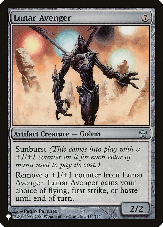 Lunar Avenger [The List] | Card Merchant Takapuna