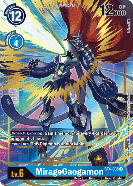 MirageGaogamon [BT4-035] (Alternate Art) [Great Legend] | Card Merchant Takapuna