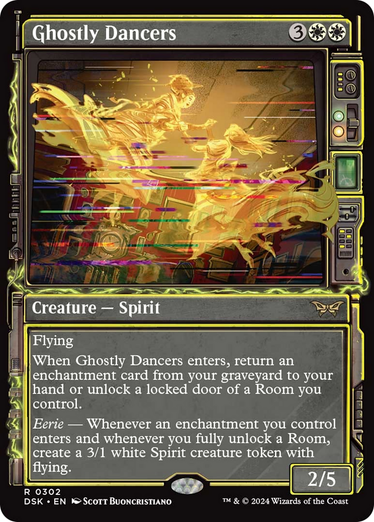 Ghostly Dancers (Showcase) [Duskmourn: House of Horror] | Card Merchant Takapuna