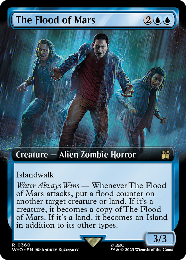 The Flood of Mars (Extended Art) [Doctor Who] | Card Merchant Takapuna