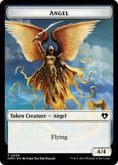 Copy (54) // Angel Double-Sided Token [Commander Masters Tokens] | Card Merchant Takapuna