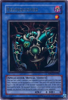 Relinquished [RP01-EN054] Ultra Rare | Card Merchant Takapuna