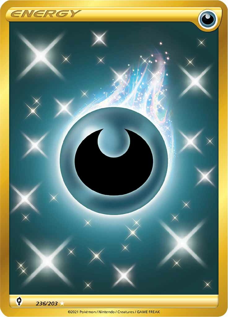 Darkness Energy (236/203) [Sword & Shield: Evolving Skies] | Card Merchant Takapuna