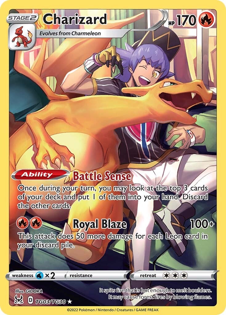 Charizard (TG03/TG30) [Sword & Shield: Lost Origin] | Card Merchant Takapuna