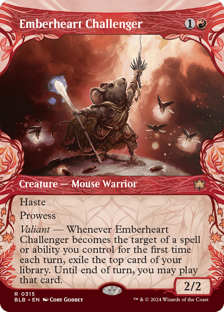 Emberheart Challenger (Showcase) [Bloomburrow] | Card Merchant Takapuna