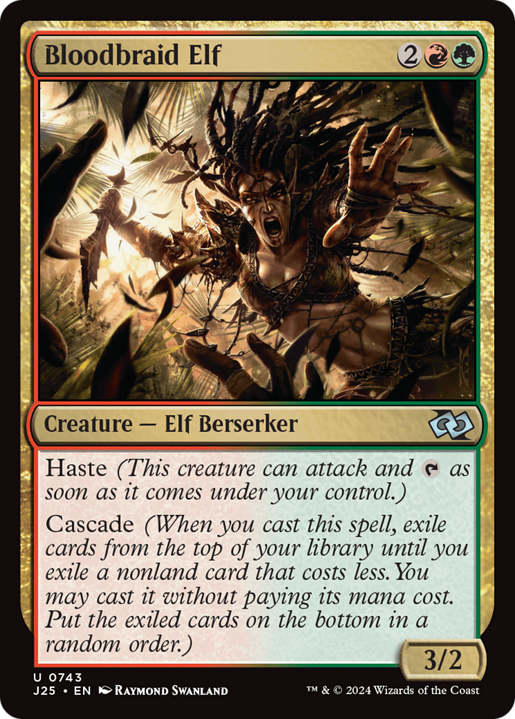 Bloodbraid Elf [Foundations Jumpstart] | Card Merchant Takapuna