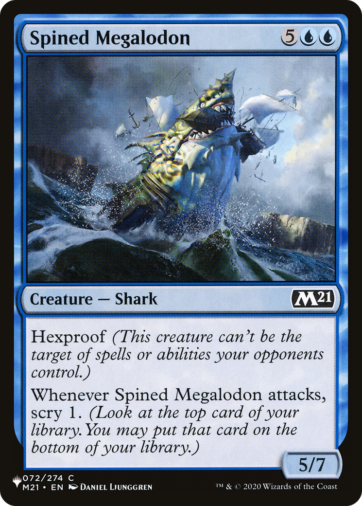 Spined Megalodon [The List] | Card Merchant Takapuna