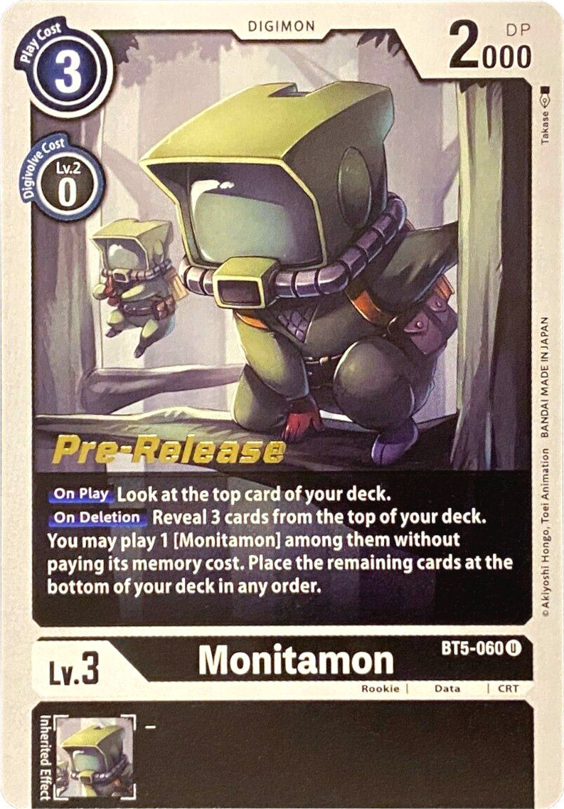 Monitamon [BT5-060] [Battle of Omni Pre-Release Promos] | Card Merchant Takapuna