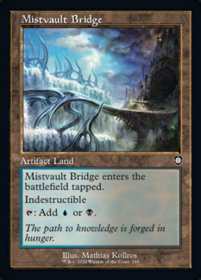 Mistvault Bridge (Retro) [The Brothers' War Commander] | Card Merchant Takapuna