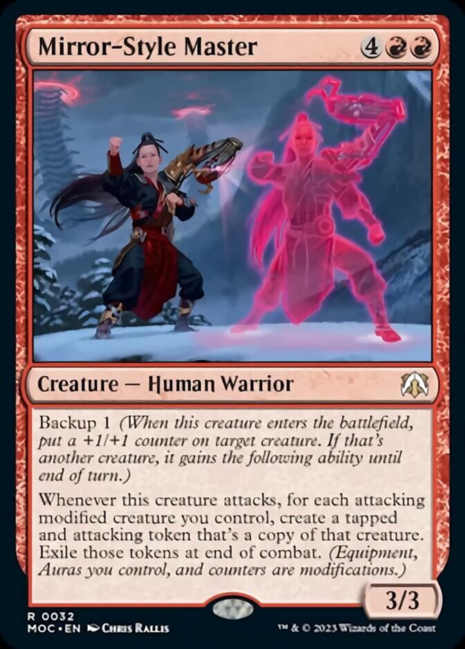 Mirror-Style Master [March of the Machine Commander] | Card Merchant Takapuna