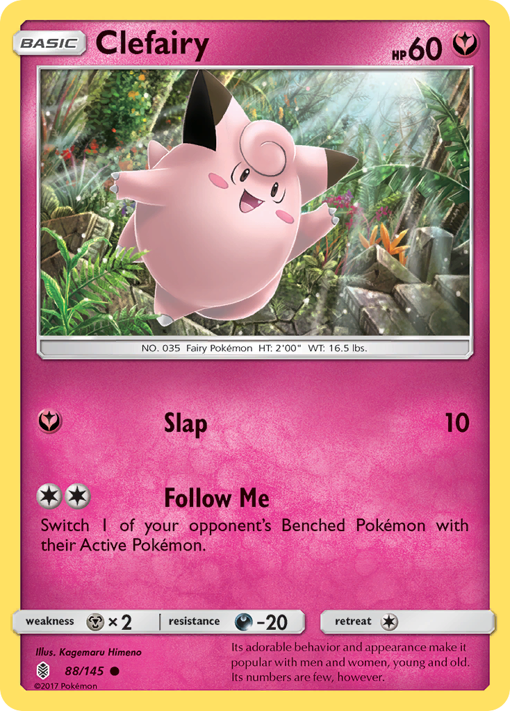 Clefairy (88/145) [Sun & Moon: Guardians Rising] | Card Merchant Takapuna