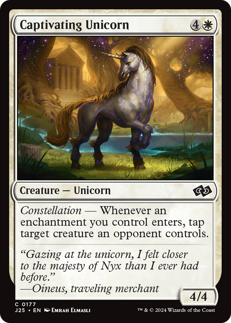 Captivating Unicorn [Foundations Jumpstart] | Card Merchant Takapuna