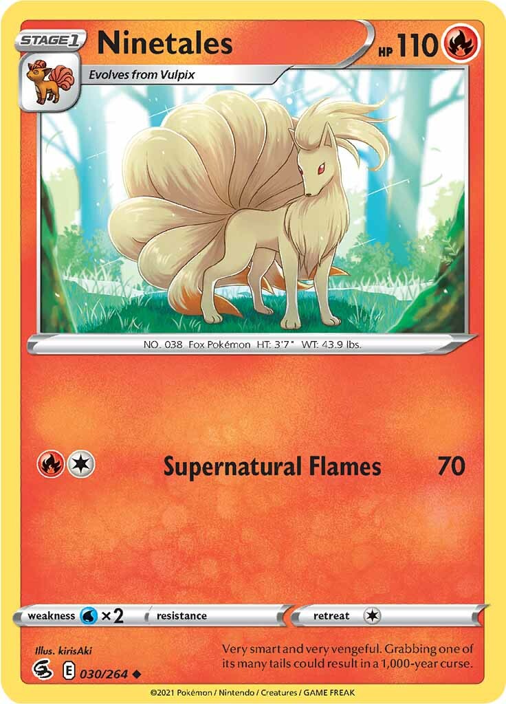 Ninetales (030/264) [Sword & Shield: Fusion Strike] | Card Merchant Takapuna