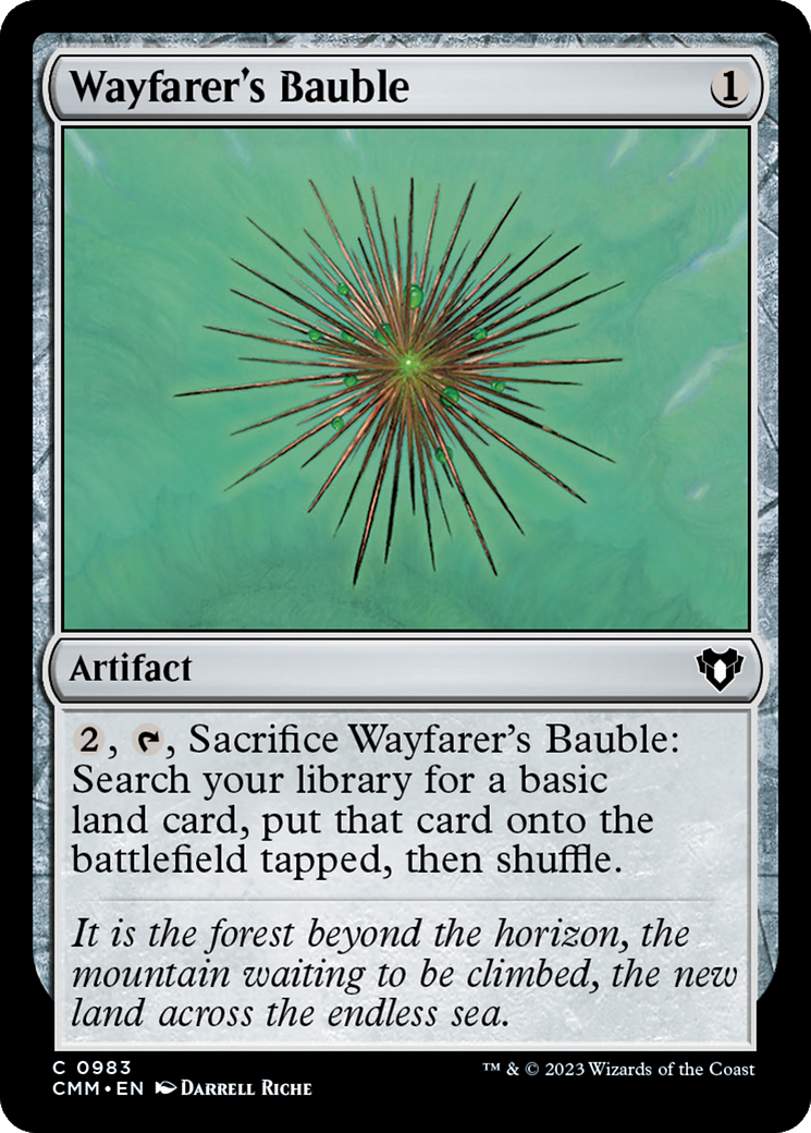 Wayfarer's Bauble [Commander Masters] | Card Merchant Takapuna