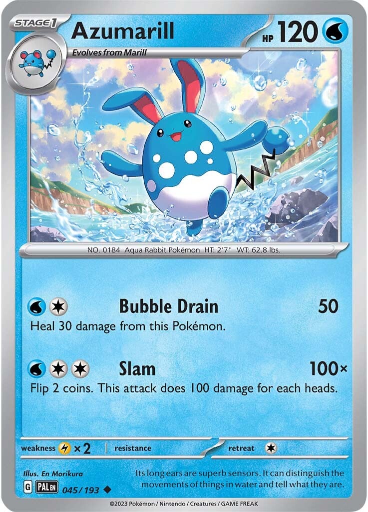 Azumarill (045/193) [Scarlet & Violet: Paldea Evolved] | Card Merchant Takapuna