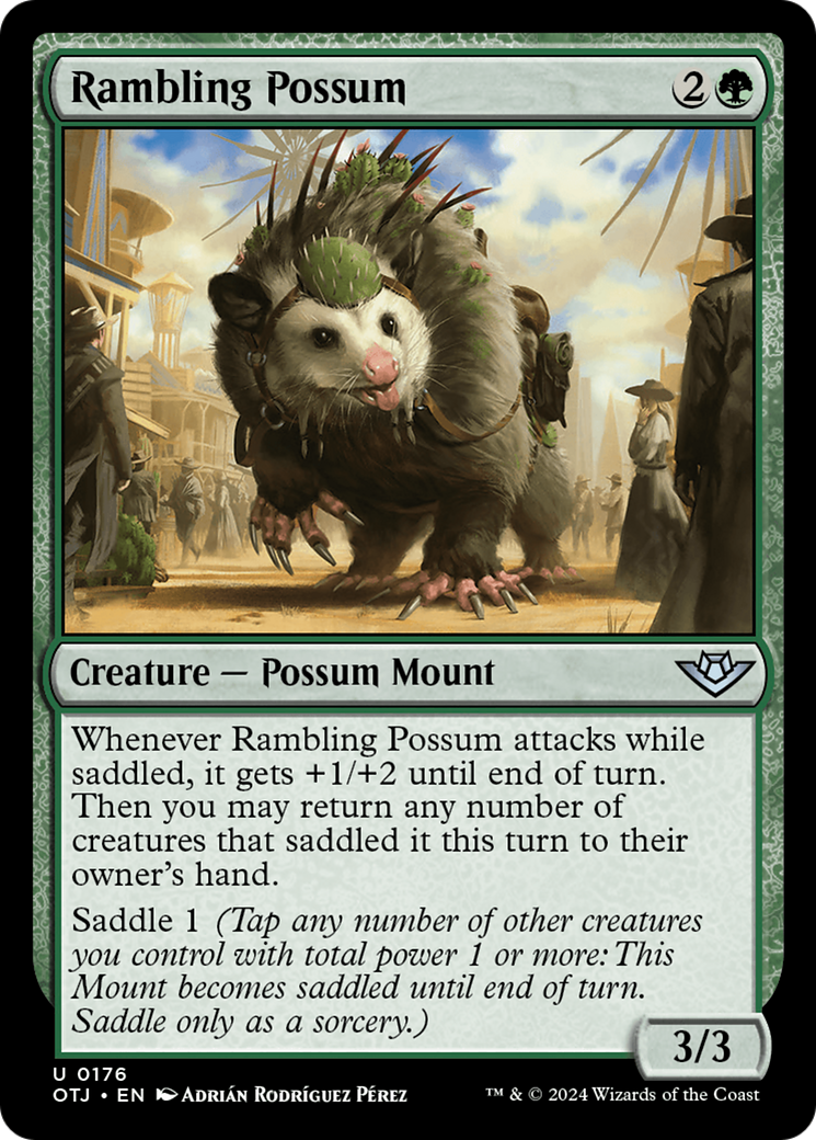 Rambling Possum [Outlaws of Thunder Junction] | Card Merchant Takapuna