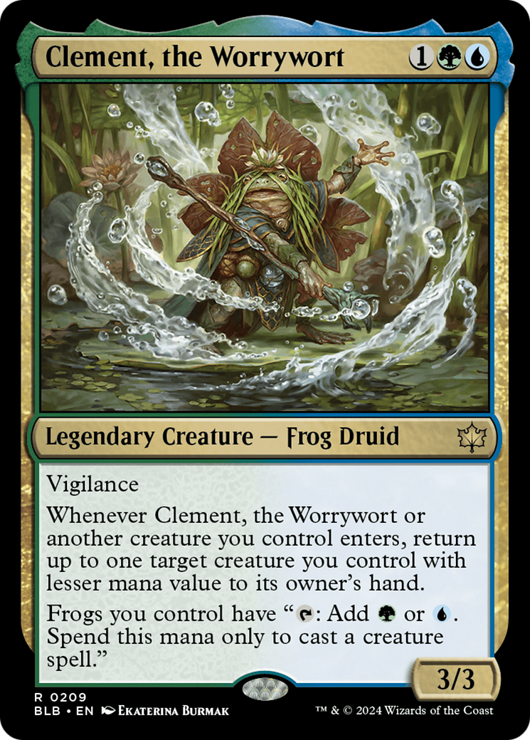 Clement, the Worrywort [Bloomburrow] | Card Merchant Takapuna