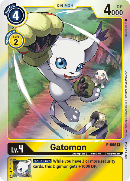 Gatomon [P-006] [Promotional Cards] | Card Merchant Takapuna