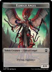 Eldrazi Angel // Copy Double-Sided Token [Modern Horizons 3 Commander Tokens] | Card Merchant Takapuna