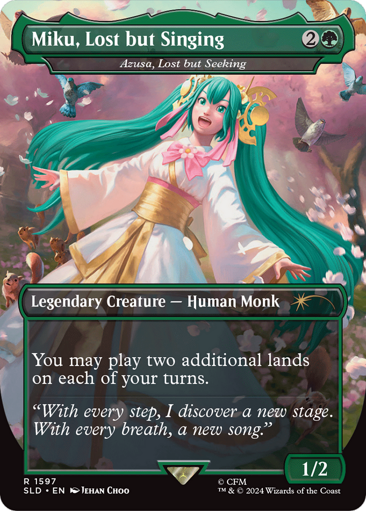 Miku, Lost but Singing - Azusa, Lost but Seeking [Secret Lair Drop Series] | Card Merchant Takapuna