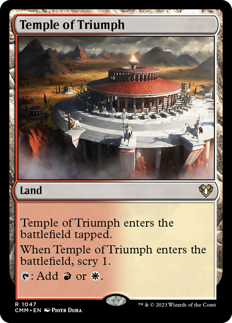 Temple of Triumph [Commander Masters] | Card Merchant Takapuna