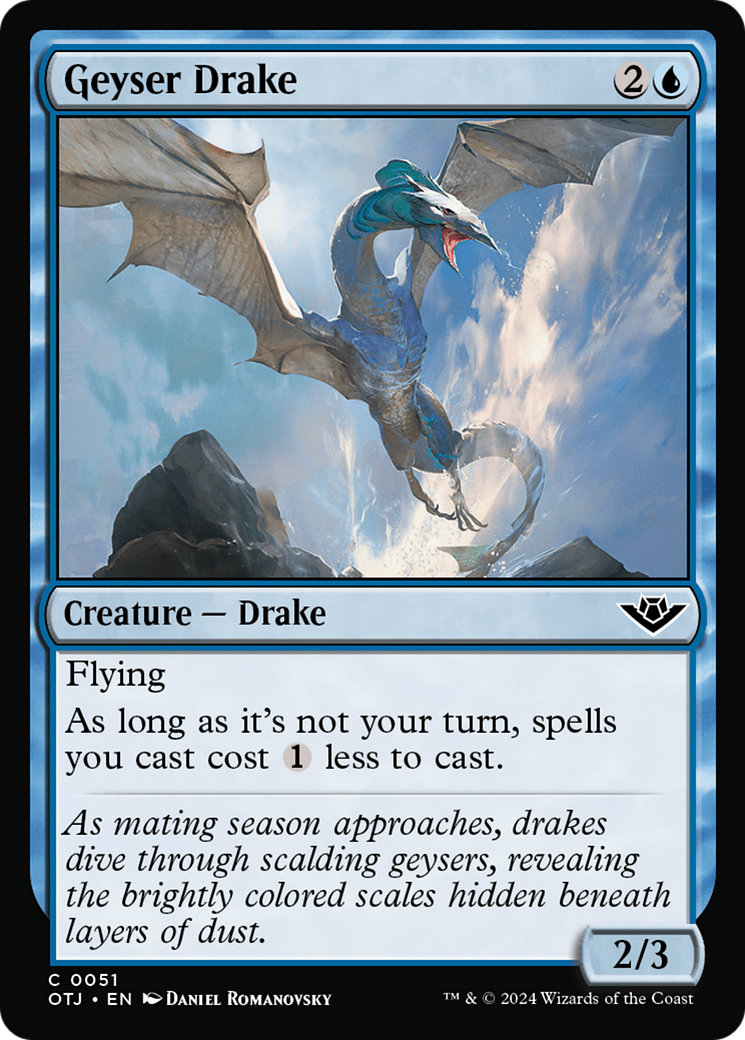 Geyser Drake [Outlaws of Thunder Junction] | Card Merchant Takapuna