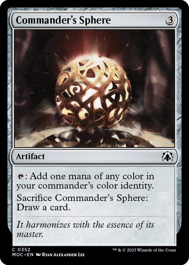 Commander's Sphere [March of the Machine Commander] | Card Merchant Takapuna