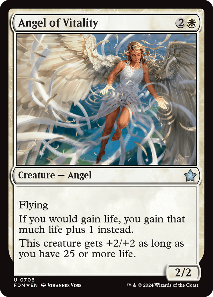 Angel of Vitality [Foundations] | Card Merchant Takapuna