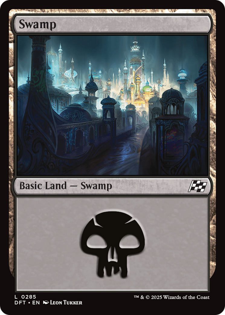 Swamp (0285) [Aetherdrift] | Card Merchant Takapuna