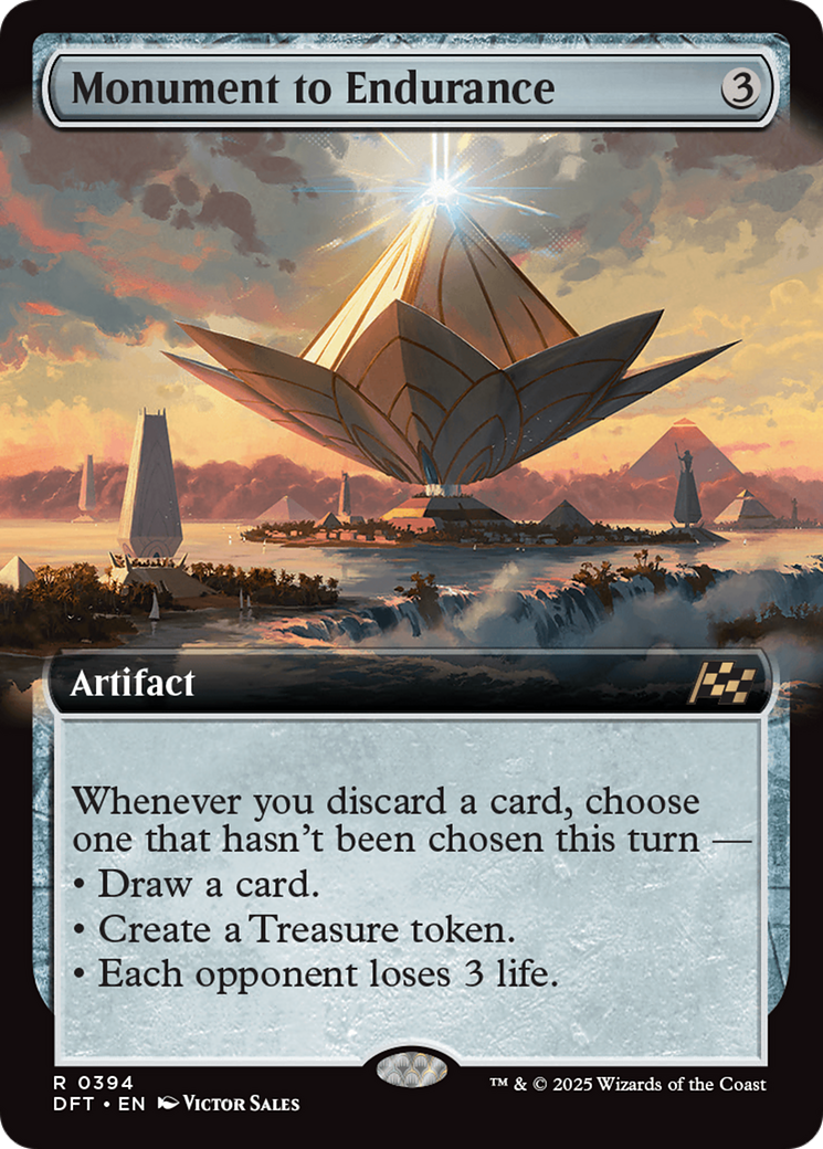 Monument to Endurance (Extended Art) [Aetherdrift] | Card Merchant Takapuna