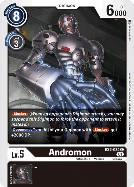 Andromon [EX2-034] [Digital Hazard] | Card Merchant Takapuna